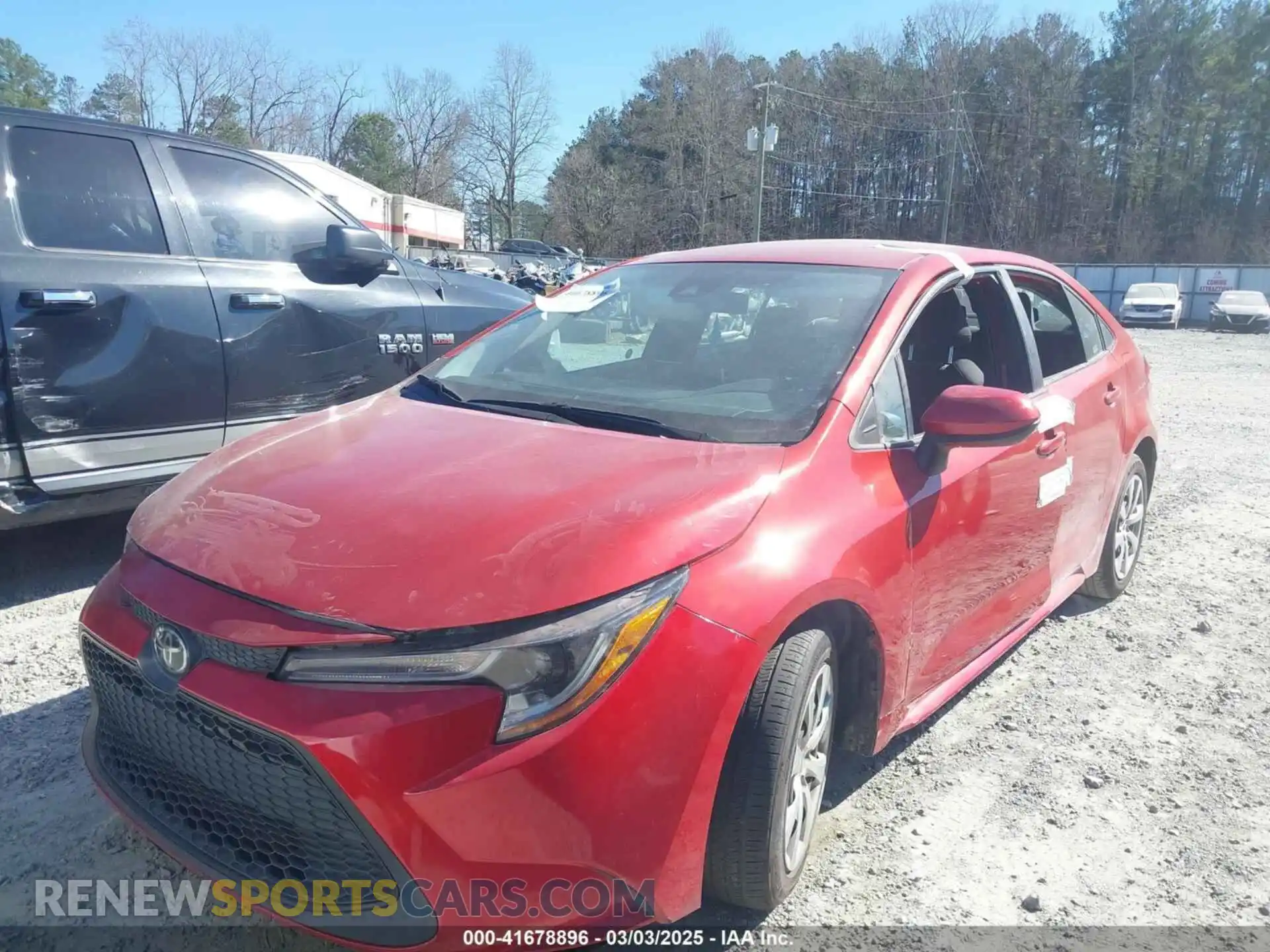 2 Photograph of a damaged car 5YFEPMAE8MP214720 TOYOTA COROLLA 2021