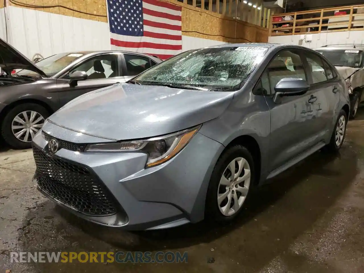 1 fotografías del automóvil dañado 5YFEPMAE8MP215673 TOYOTA COROLLA 2021