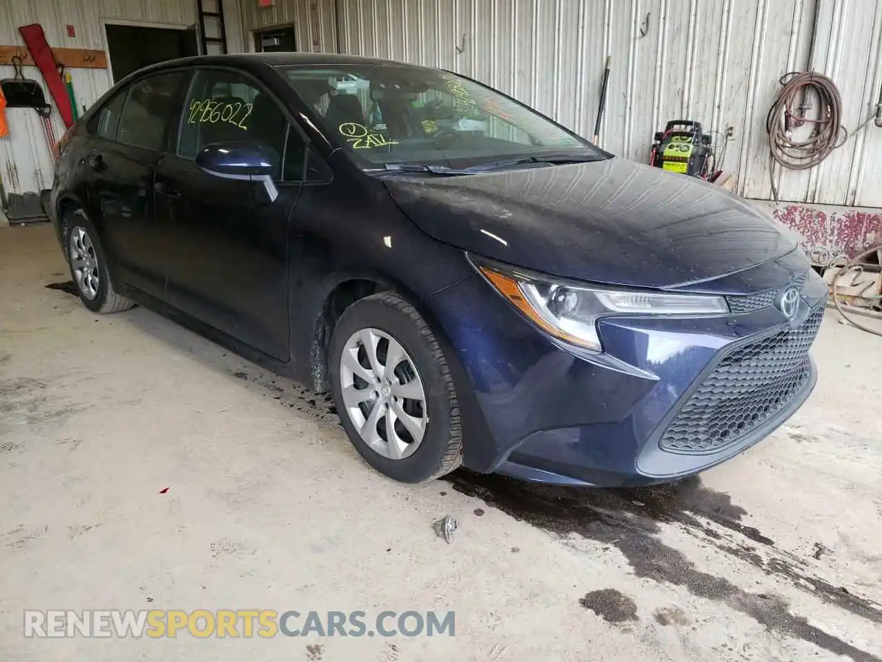 1 Photograph of a damaged car 5YFEPMAE8MP217410 TOYOTA COROLLA 2021
