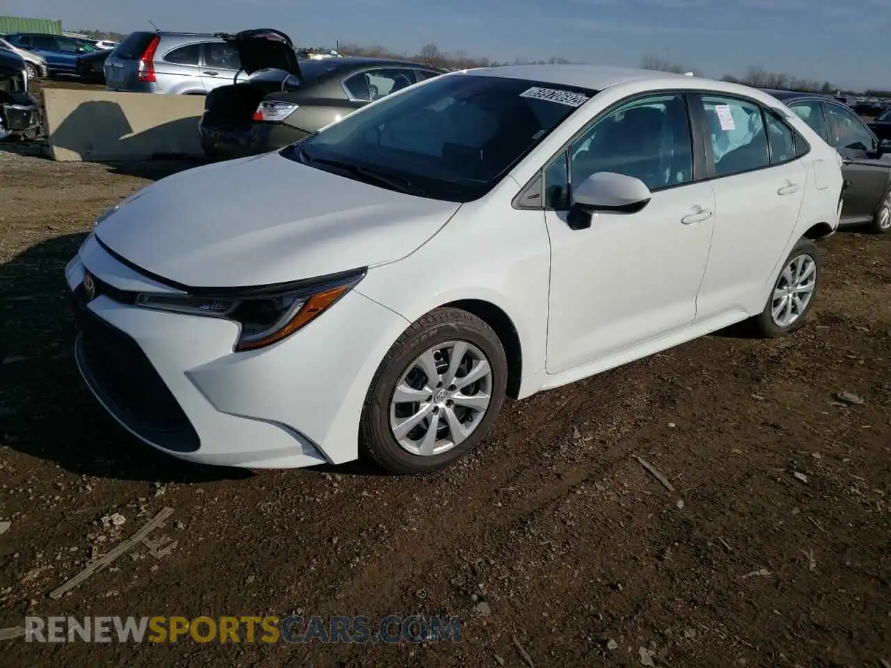 1 Photograph of a damaged car 5YFEPMAE8MP218797 TOYOTA COROLLA 2021