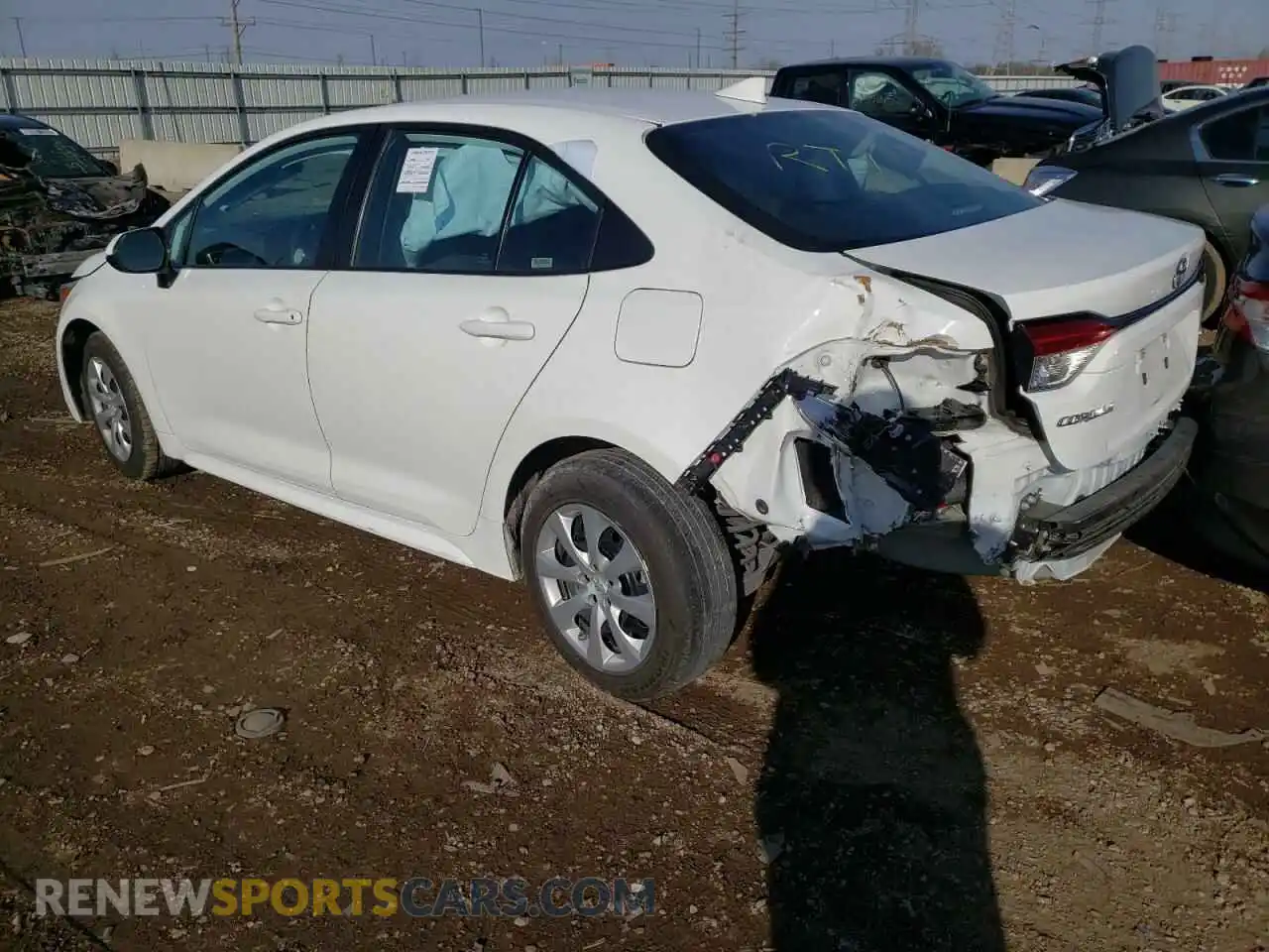 2 Photograph of a damaged car 5YFEPMAE8MP218797 TOYOTA COROLLA 2021