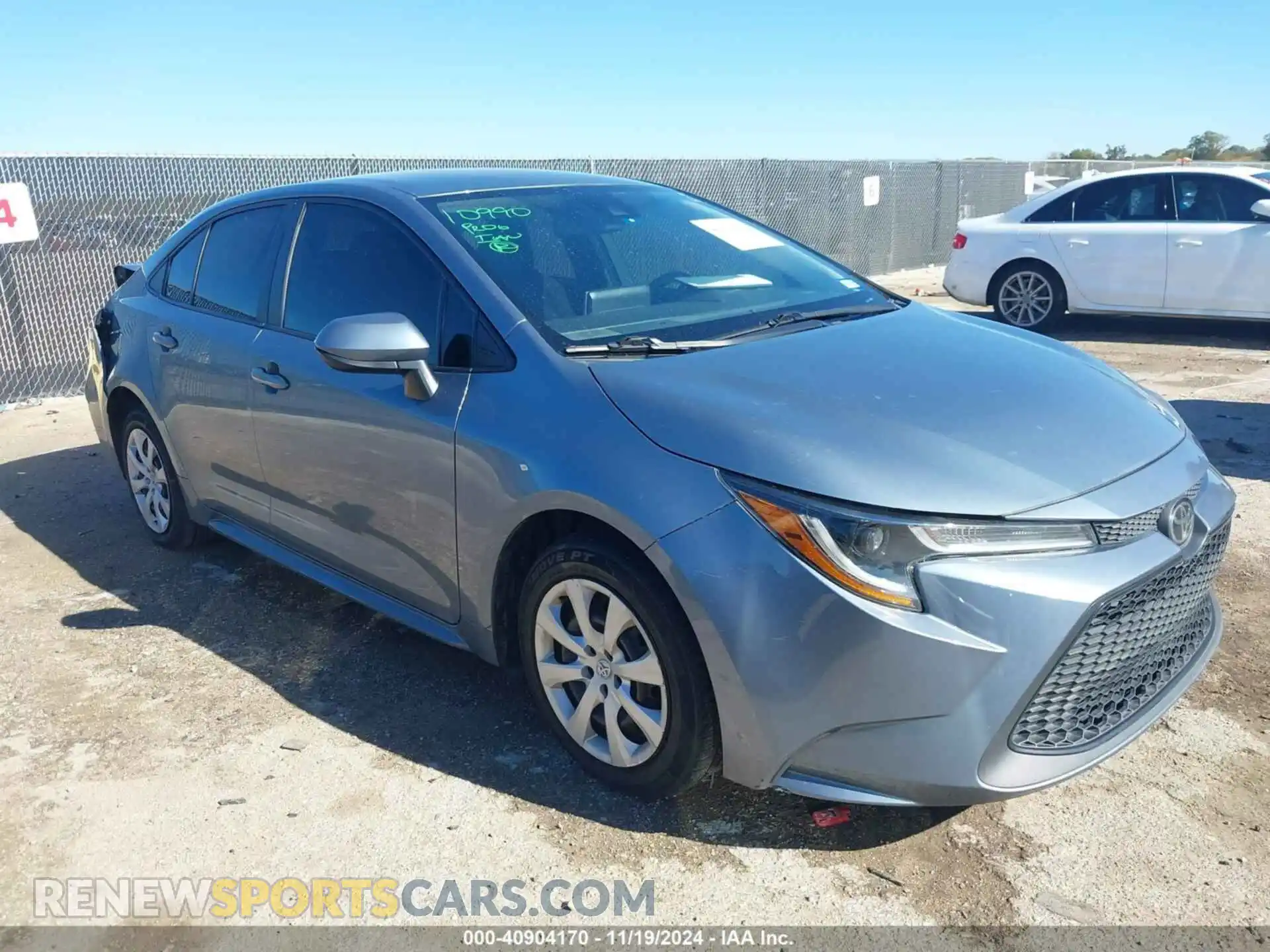1 Photograph of a damaged car 5YFEPMAE8MP219089 TOYOTA COROLLA 2021