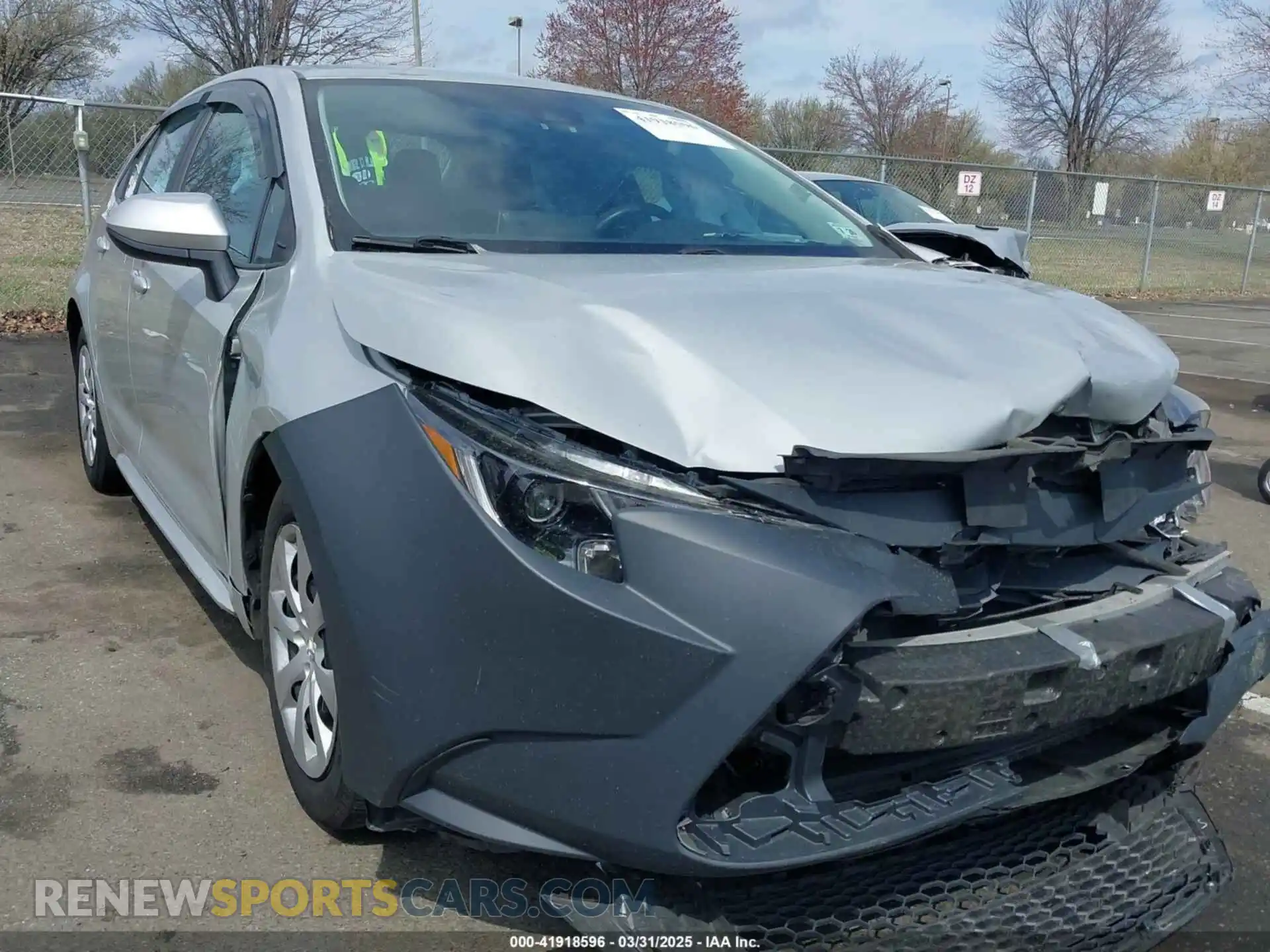 1 Photograph of a damaged car 5YFEPMAE8MP219500 TOYOTA COROLLA 2021