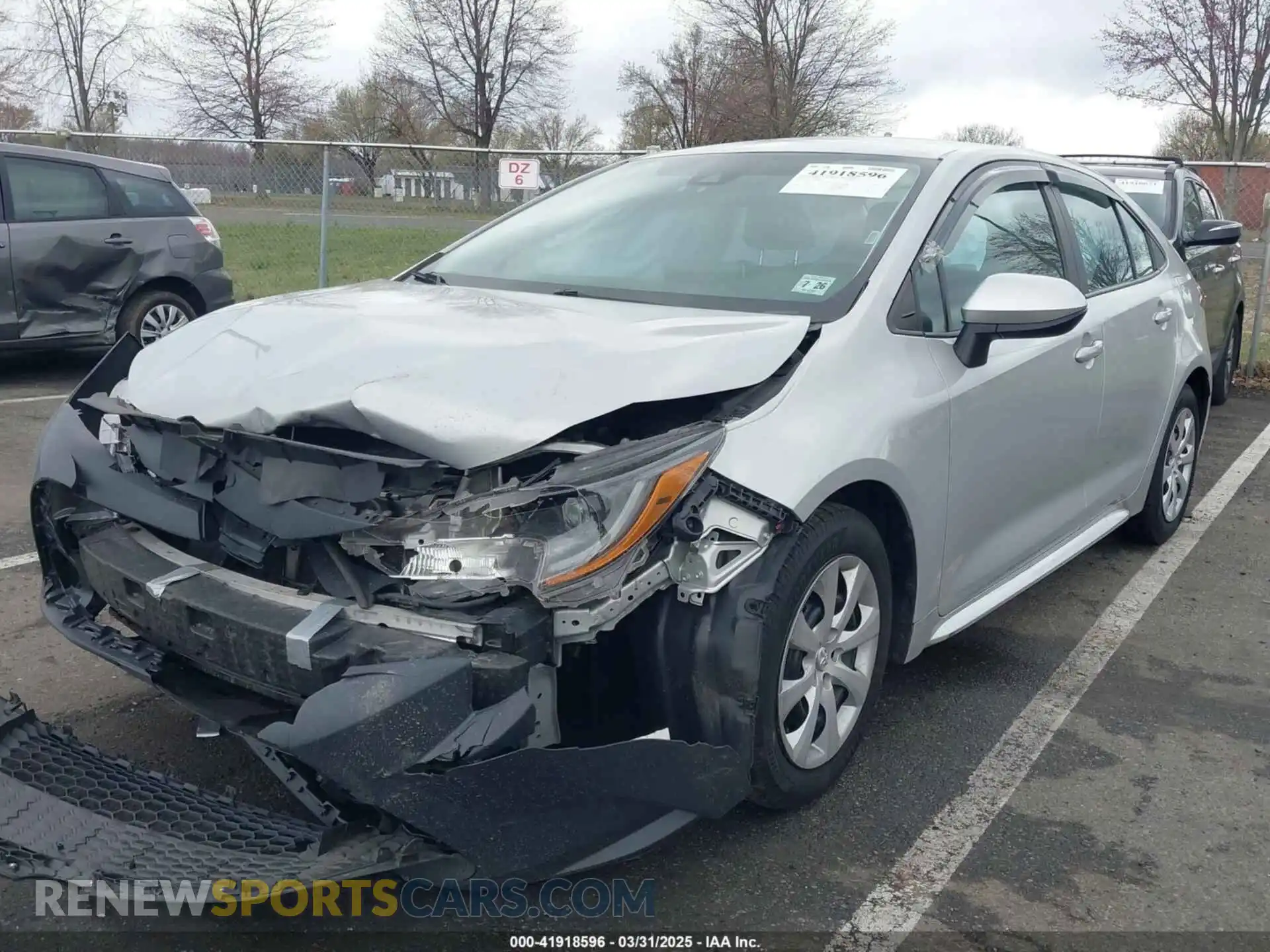 2 Photograph of a damaged car 5YFEPMAE8MP219500 TOYOTA COROLLA 2021