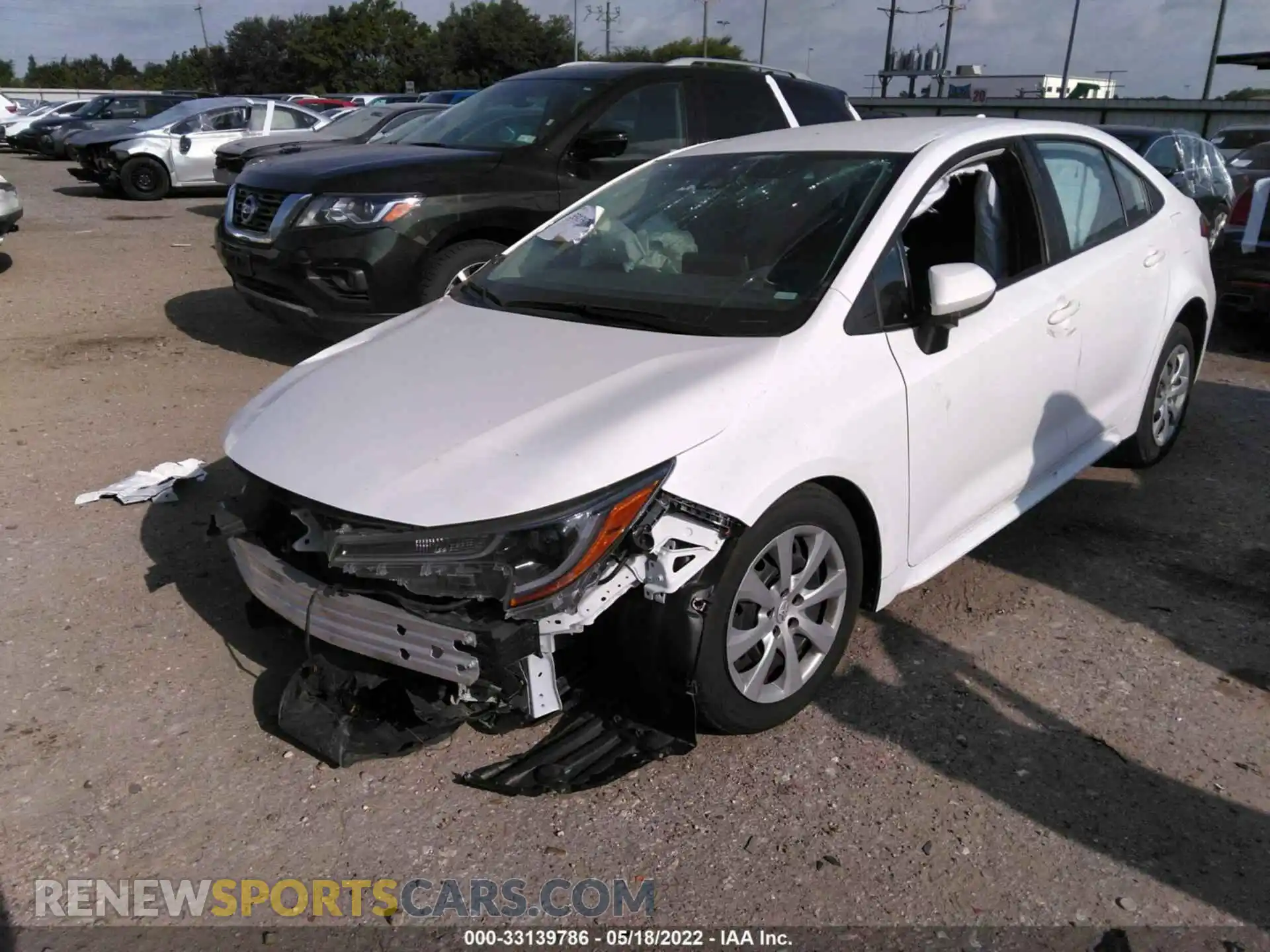 2 Photograph of a damaged car 5YFEPMAE8MP219626 TOYOTA COROLLA 2021