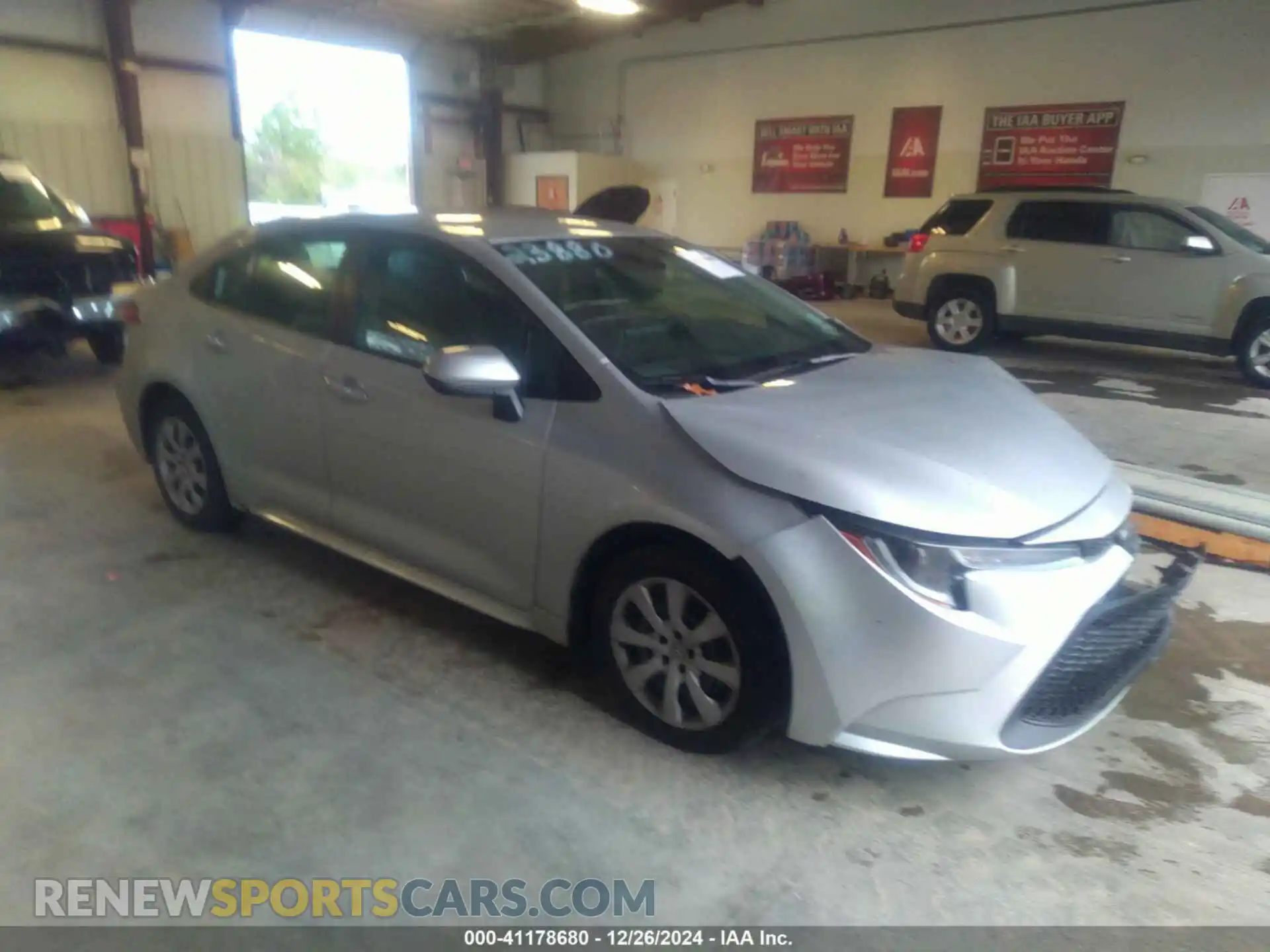 1 Photograph of a damaged car 5YFEPMAE8MP221408 TOYOTA COROLLA 2021