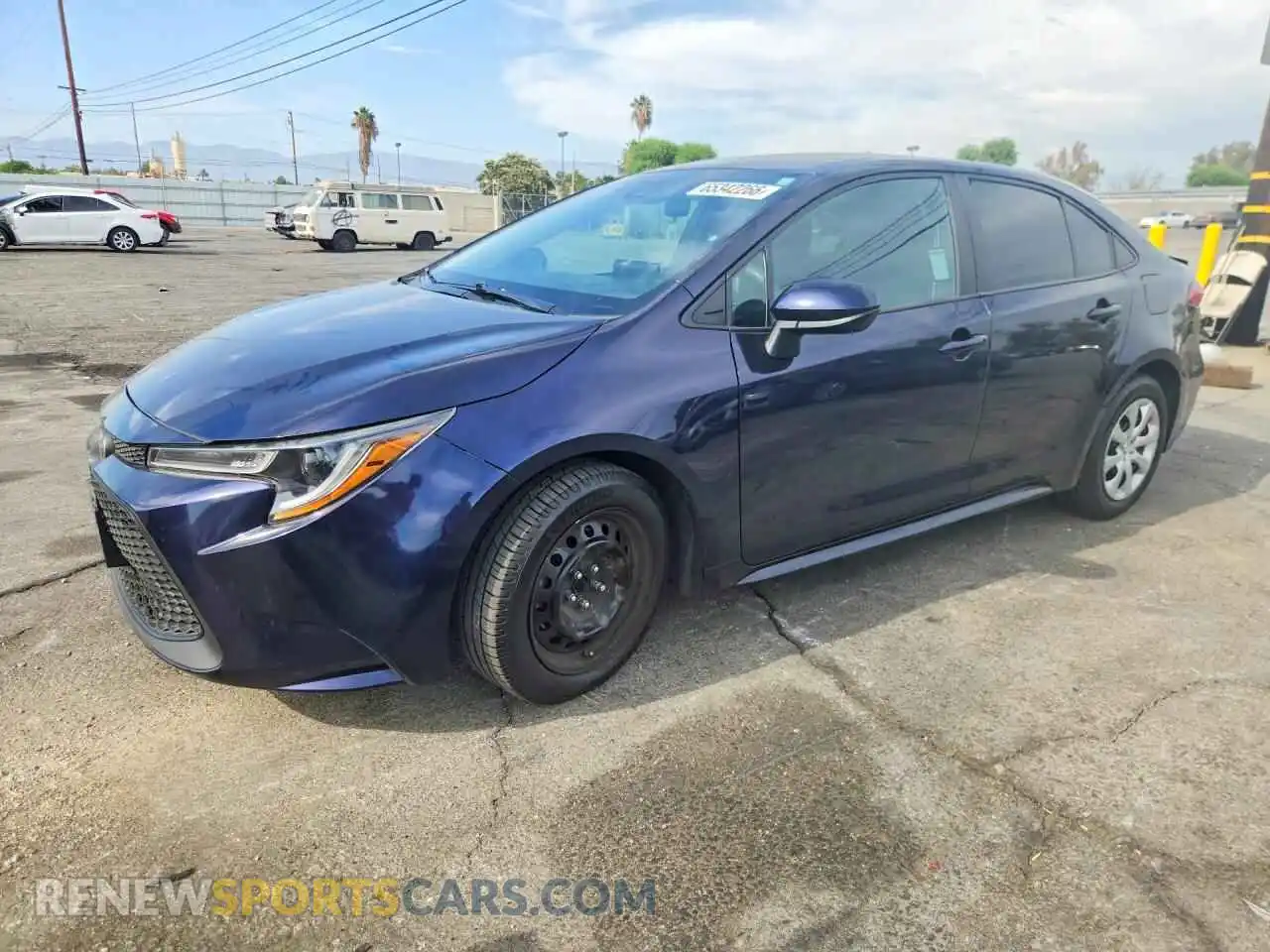 1 Photograph of a damaged car 5YFEPMAE8MP223028 TOYOTA COROLLA 2021