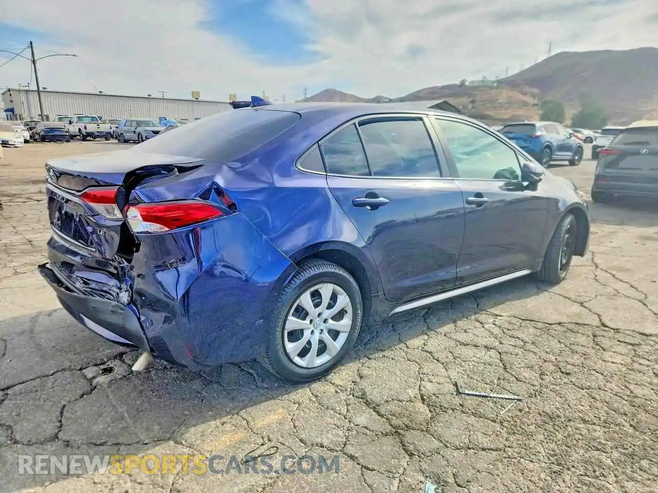 3 Photograph of a damaged car 5YFEPMAE8MP223028 TOYOTA COROLLA 2021