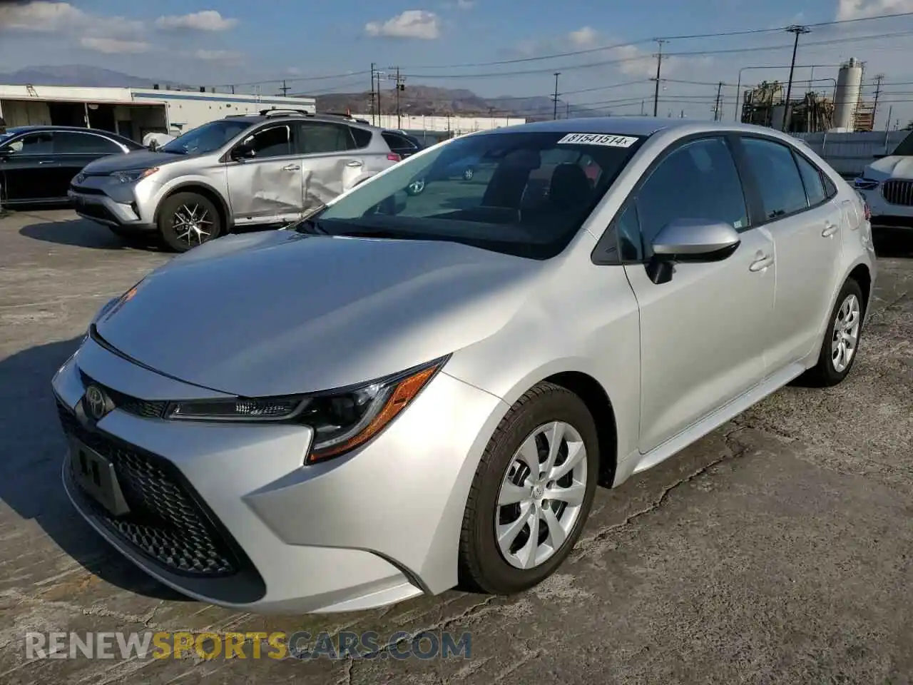 1 Photograph of a damaged car 5YFEPMAE8MP224602 TOYOTA COROLLA 2021