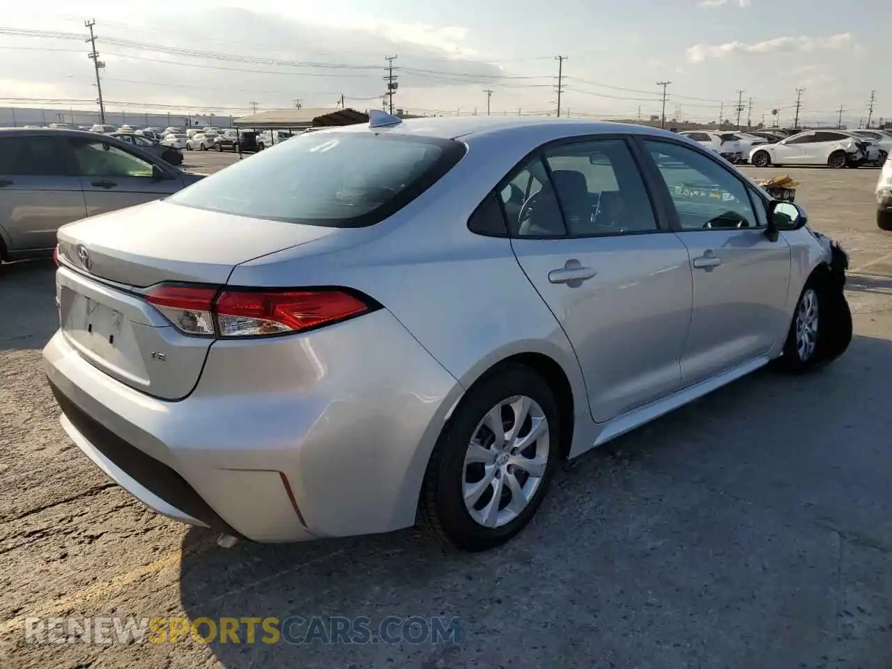 3 Photograph of a damaged car 5YFEPMAE8MP224602 TOYOTA COROLLA 2021