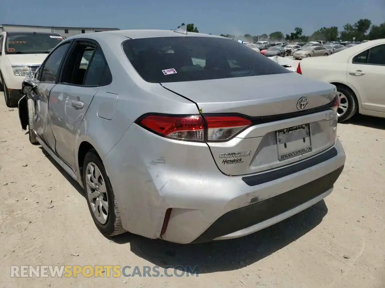 3 Photograph of a damaged car 5YFEPMAE8MP224941 TOYOTA COROLLA 2021