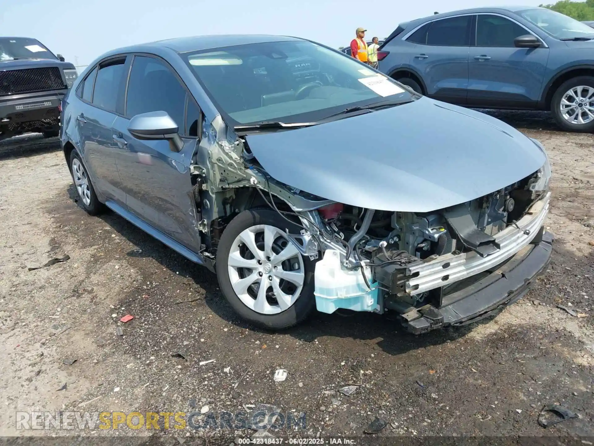 1 Photograph of a damaged car 5YFEPMAE8MP225491 TOYOTA COROLLA 2021