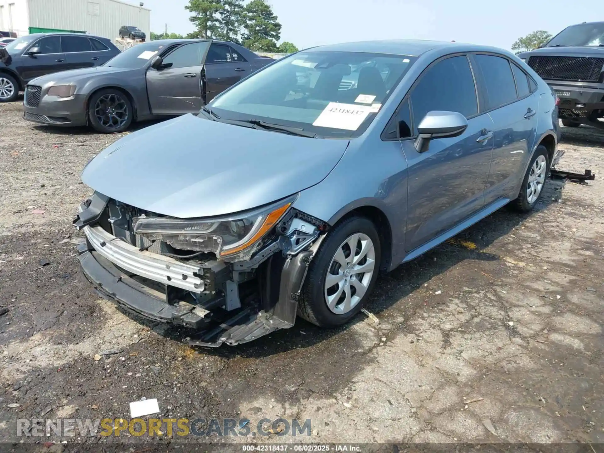2 Photograph of a damaged car 5YFEPMAE8MP225491 TOYOTA COROLLA 2021