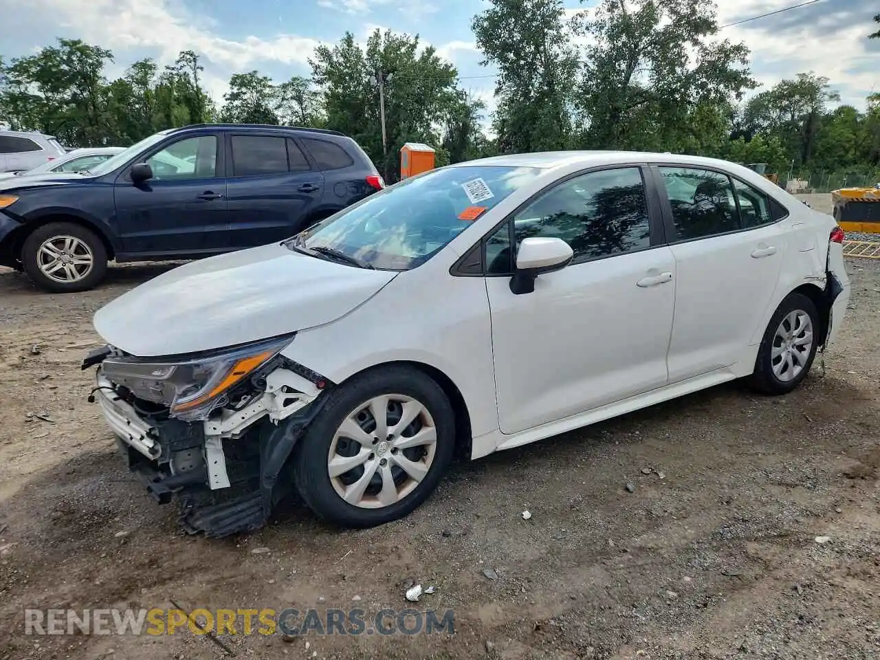 1 Фотография поврежденного автомобиля 5YFEPMAE8MP227774 TOYOTA COROLLA 2021