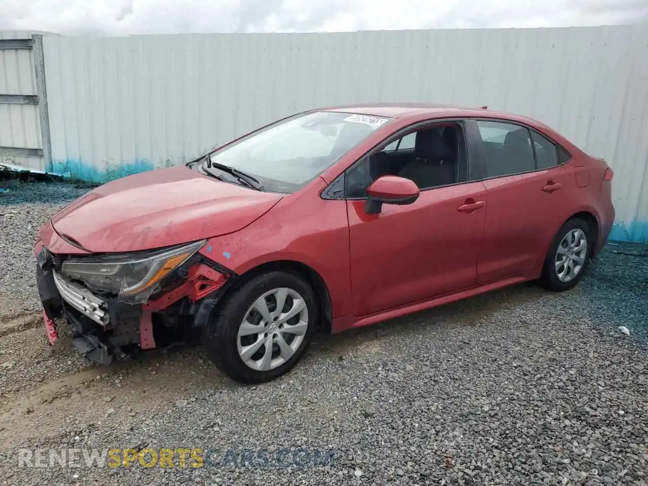 1 Photograph of a damaged car 5YFEPMAE8MP231940 TOYOTA COROLLA 2021