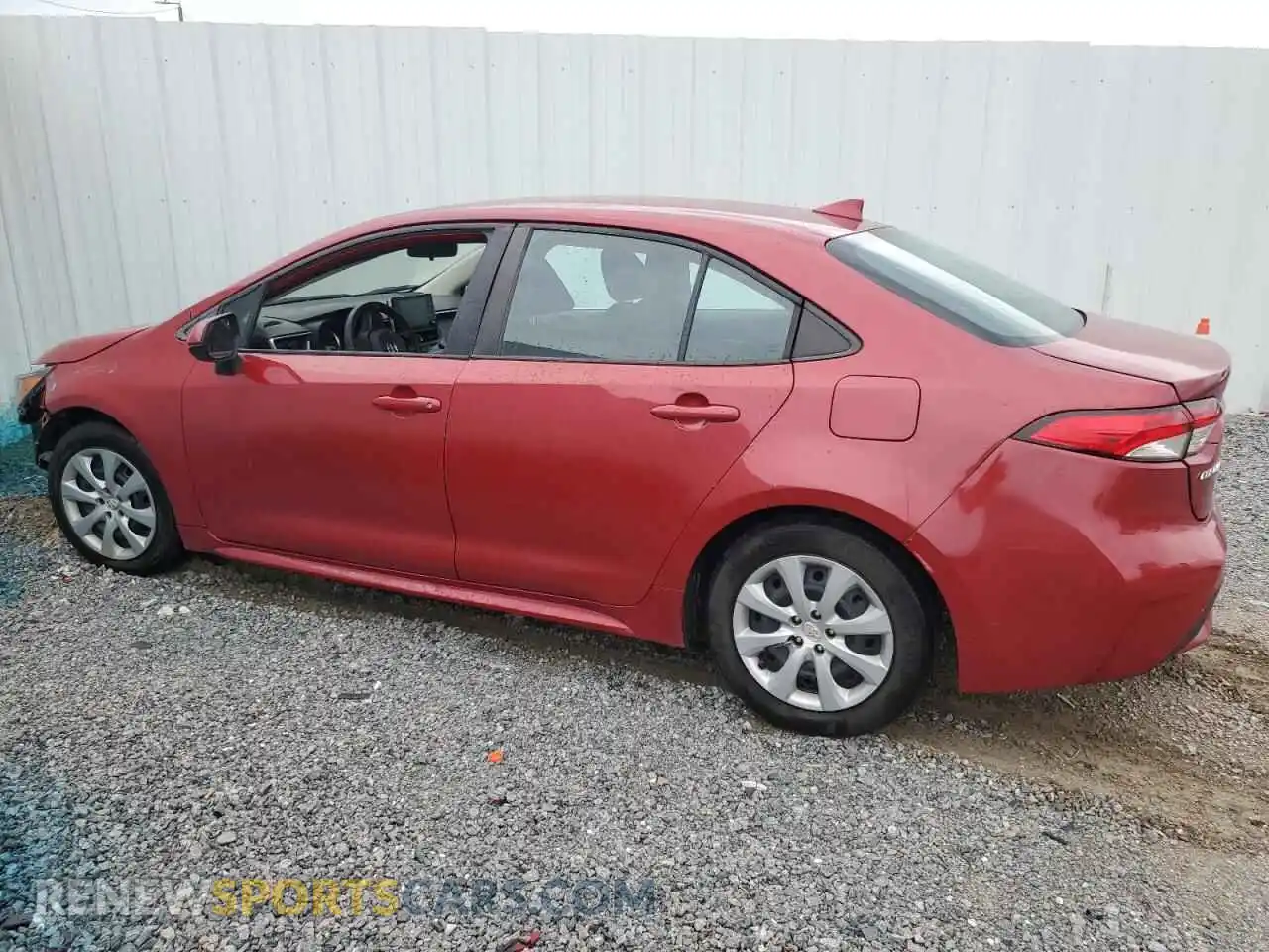 2 Photograph of a damaged car 5YFEPMAE8MP231940 TOYOTA COROLLA 2021