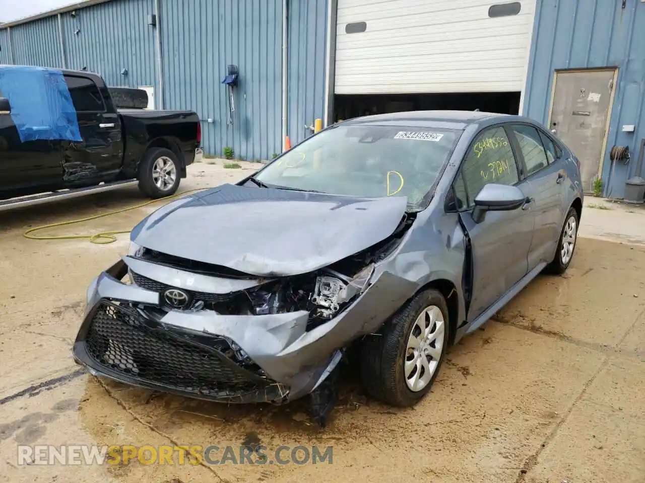2 Photograph of a damaged car 5YFEPMAE8MP232294 TOYOTA COROLLA 2021