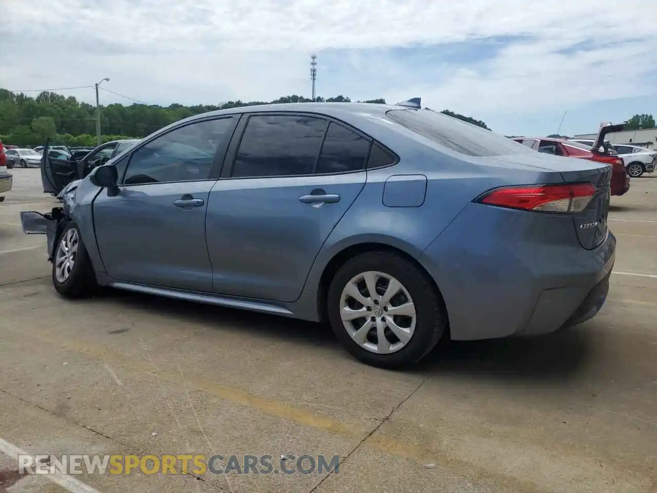 2 Photograph of a damaged car 5YFEPMAE8MP233512 TOYOTA COROLLA 2021