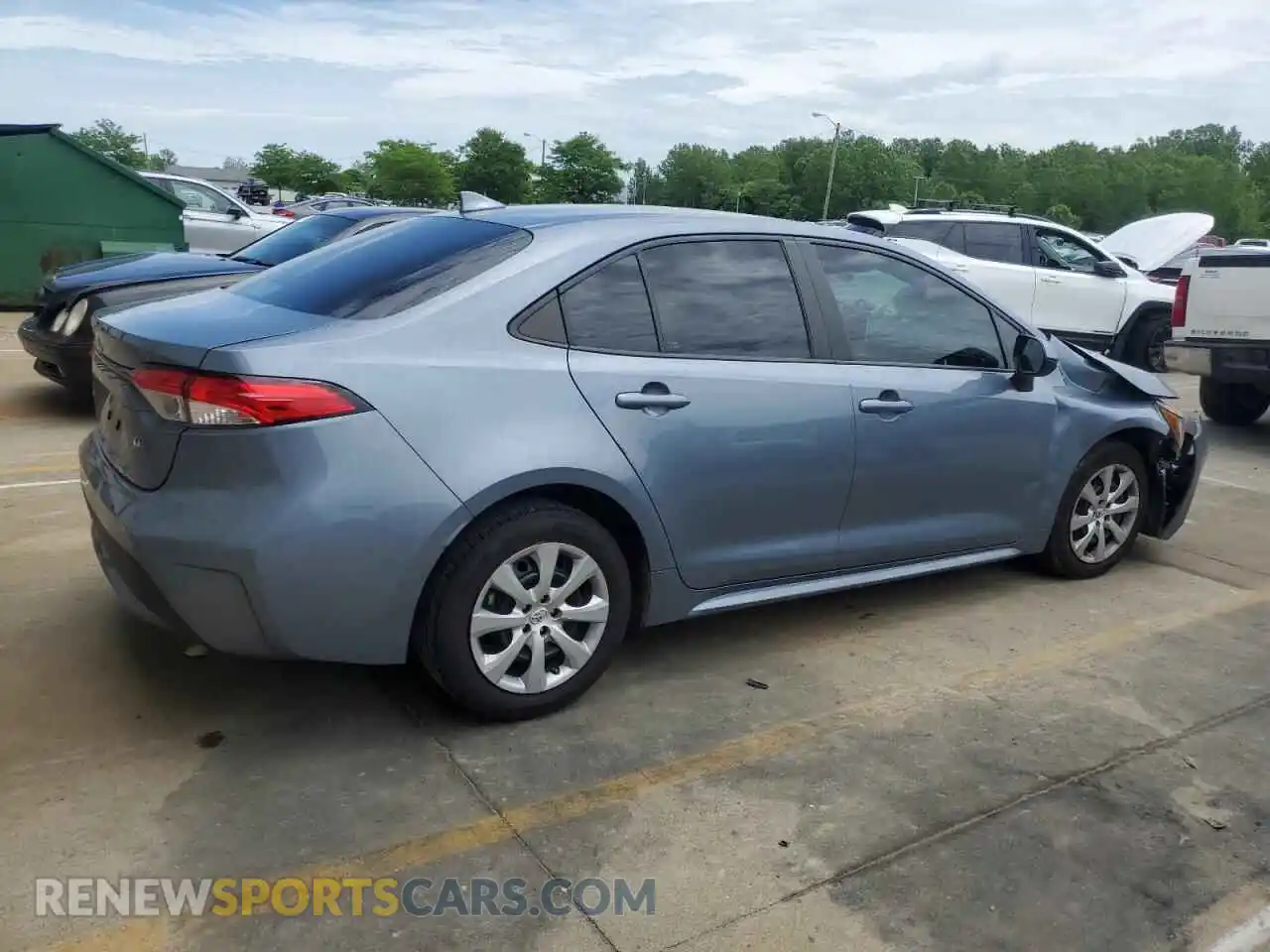 3 Photograph of a damaged car 5YFEPMAE8MP233512 TOYOTA COROLLA 2021