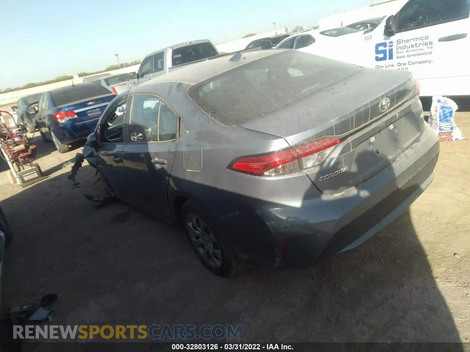 3 Photograph of a damaged car 5YFEPMAE8MP235146 TOYOTA COROLLA 2021