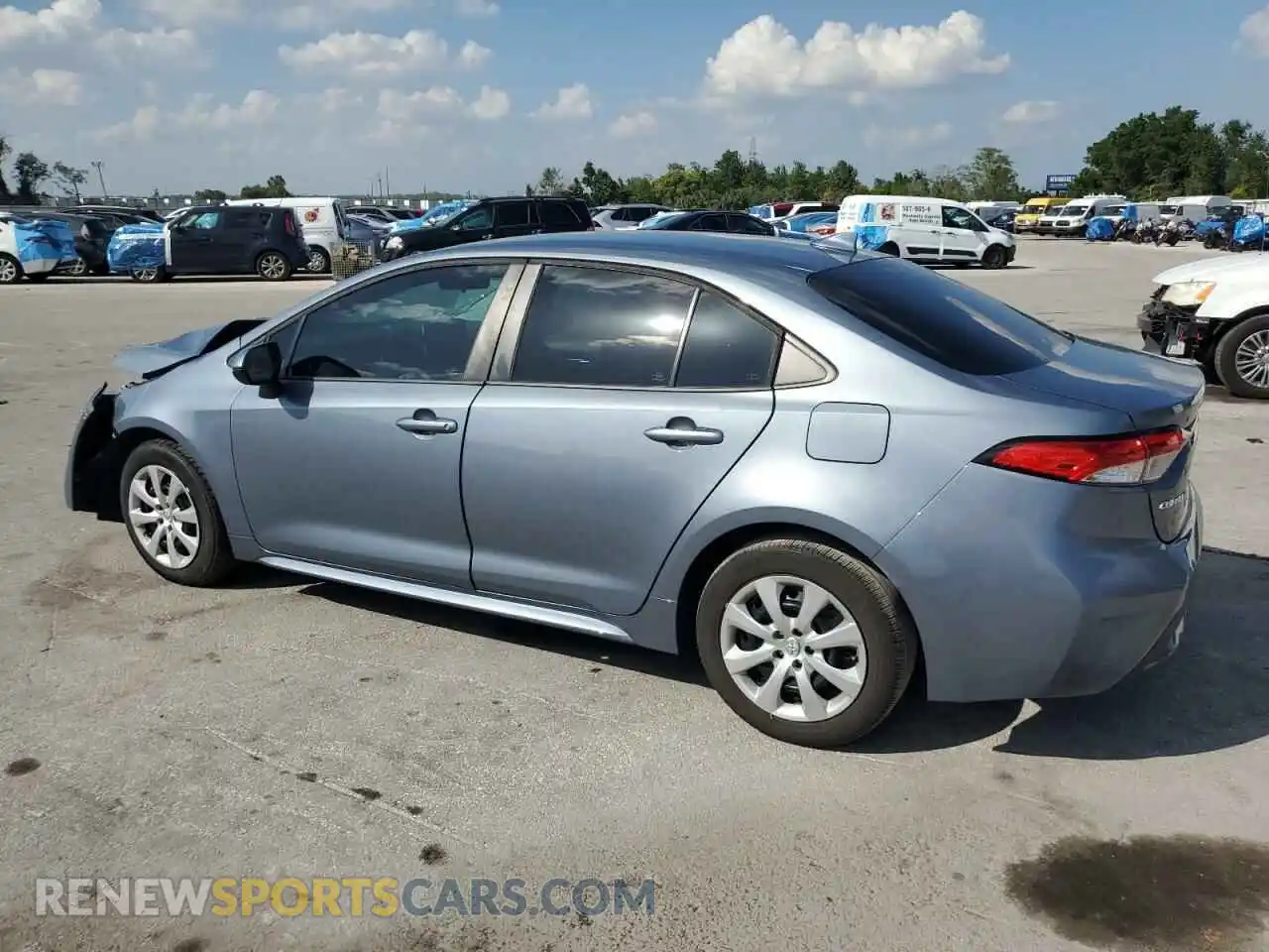 2 Photograph of a damaged car 5YFEPMAE8MP236376 TOYOTA COROLLA 2021