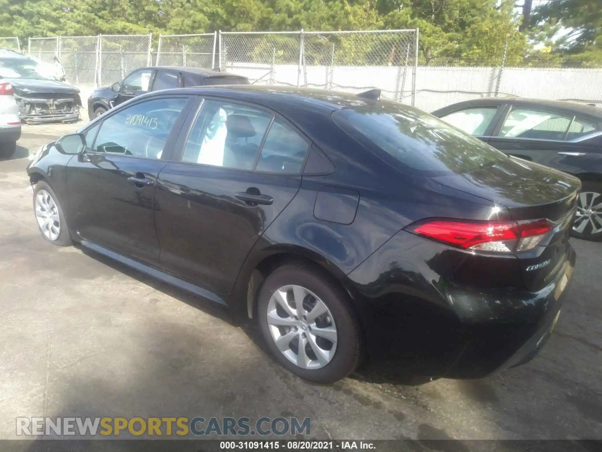 3 Photograph of a damaged car 5YFEPMAE8MP239777 TOYOTA COROLLA 2021