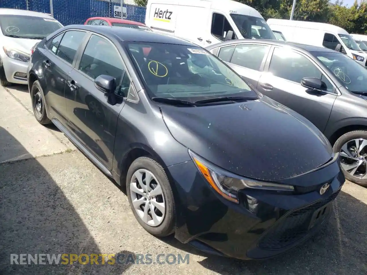 1 Photograph of a damaged car 5YFEPMAE8MP239987 TOYOTA COROLLA 2021
