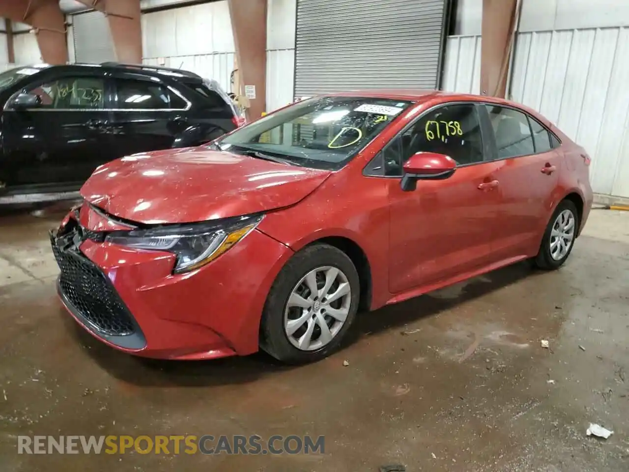 1 Photograph of a damaged car 5YFEPMAE8MP240329 TOYOTA COROLLA 2021