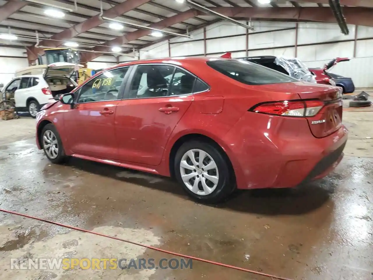 2 Photograph of a damaged car 5YFEPMAE8MP240329 TOYOTA COROLLA 2021
