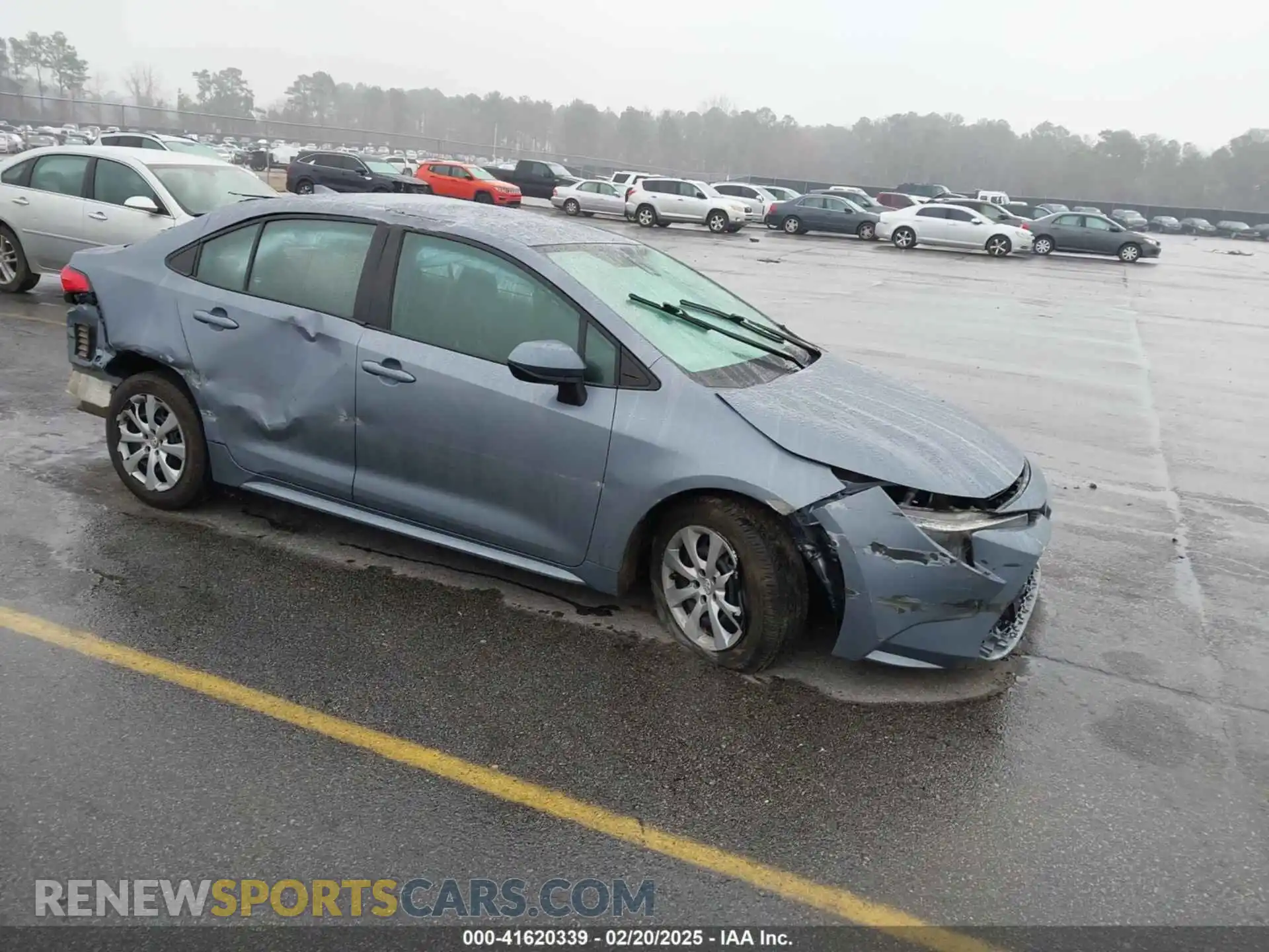 1 Photograph of a damaged car 5YFEPMAE8MP242968 TOYOTA COROLLA 2021