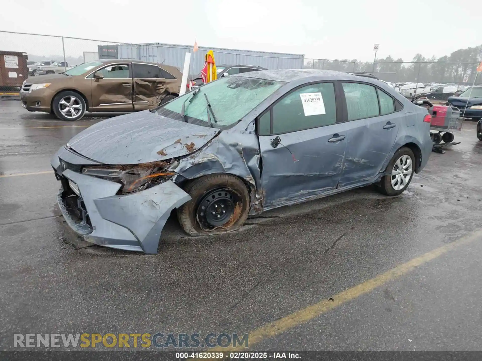 2 Photograph of a damaged car 5YFEPMAE8MP242968 TOYOTA COROLLA 2021