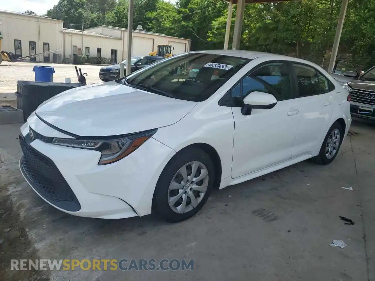1 Photograph of a damaged car 5YFEPMAE8MP243327 TOYOTA COROLLA 2021