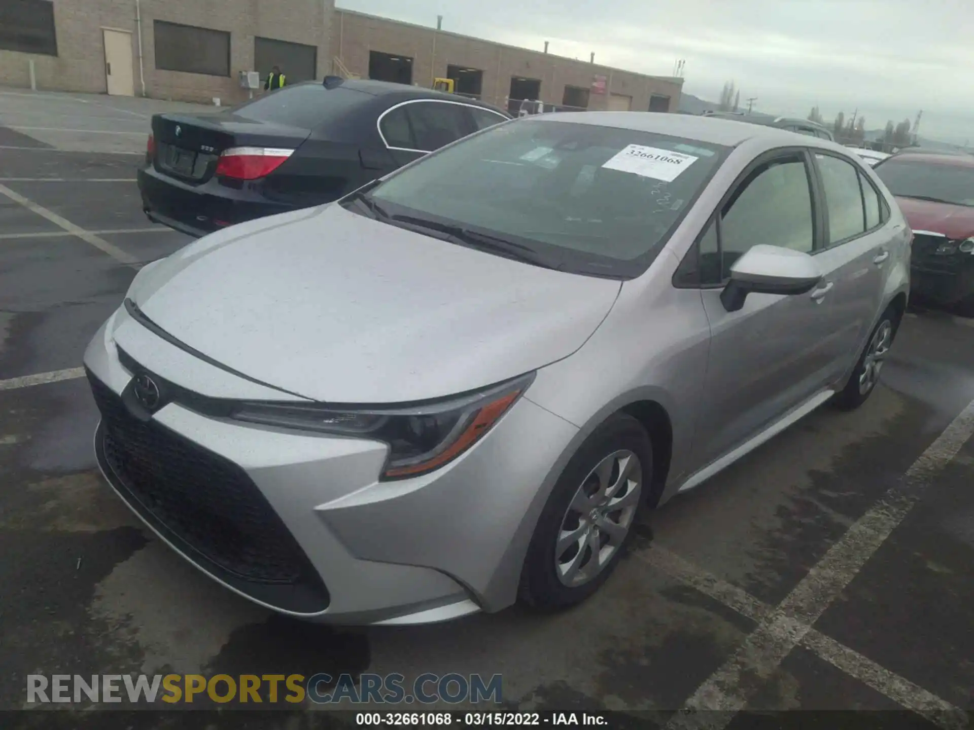 2 Photograph of a damaged car 5YFEPMAE8MP244820 TOYOTA COROLLA 2021