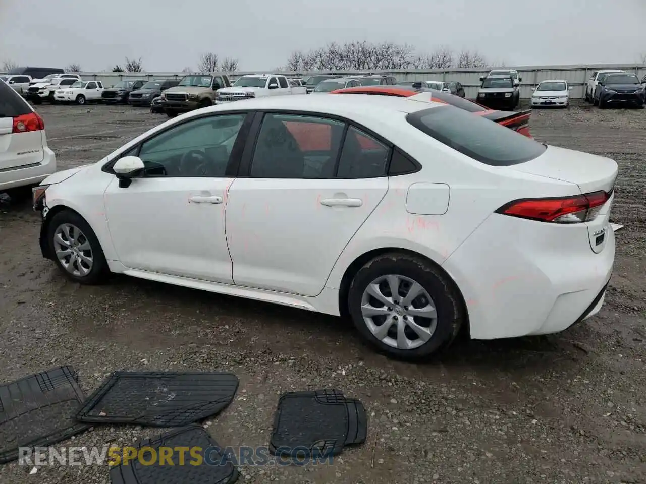 2 Photograph of a damaged car 5YFEPMAE8MP248298 TOYOTA COROLLA 2021
