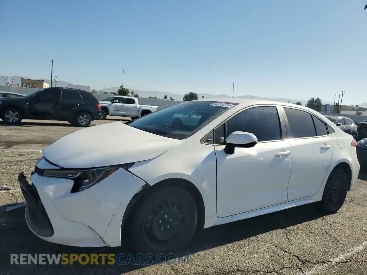1 Photograph of a damaged car 5YFEPMAE8MP251380 TOYOTA COROLLA 2021