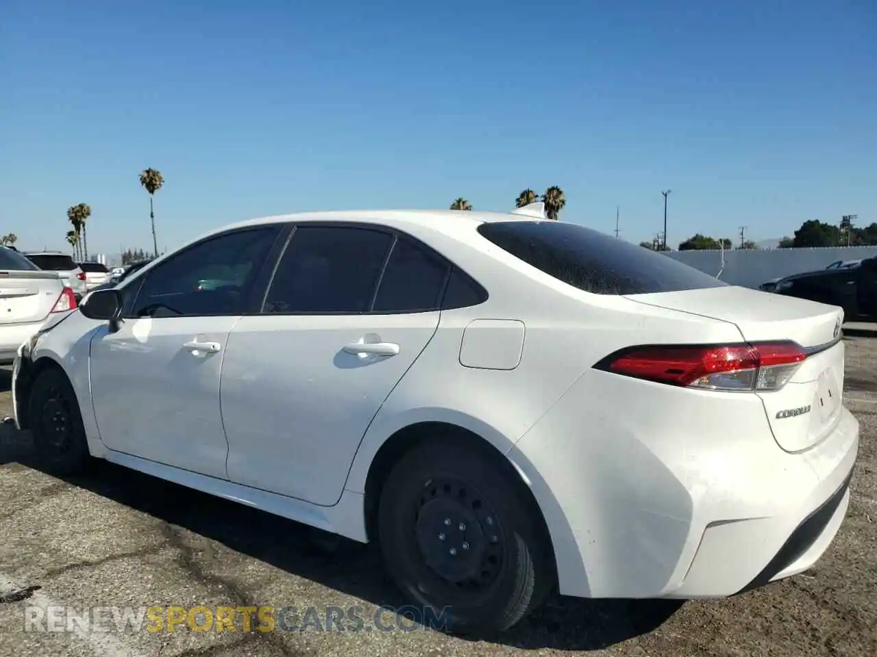 2 Photograph of a damaged car 5YFEPMAE8MP251380 TOYOTA COROLLA 2021