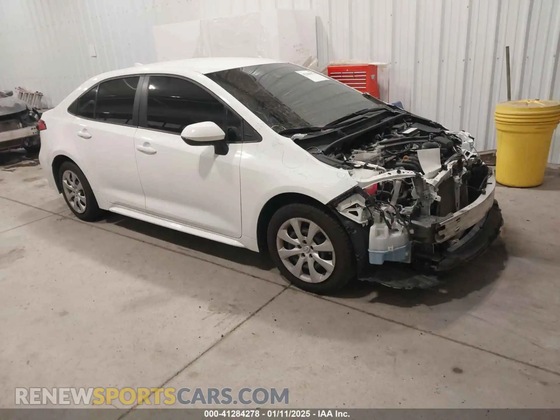 1 Фотография поврежденного автомобиля 5YFEPMAE8MP251458 TOYOTA COROLLA 2021