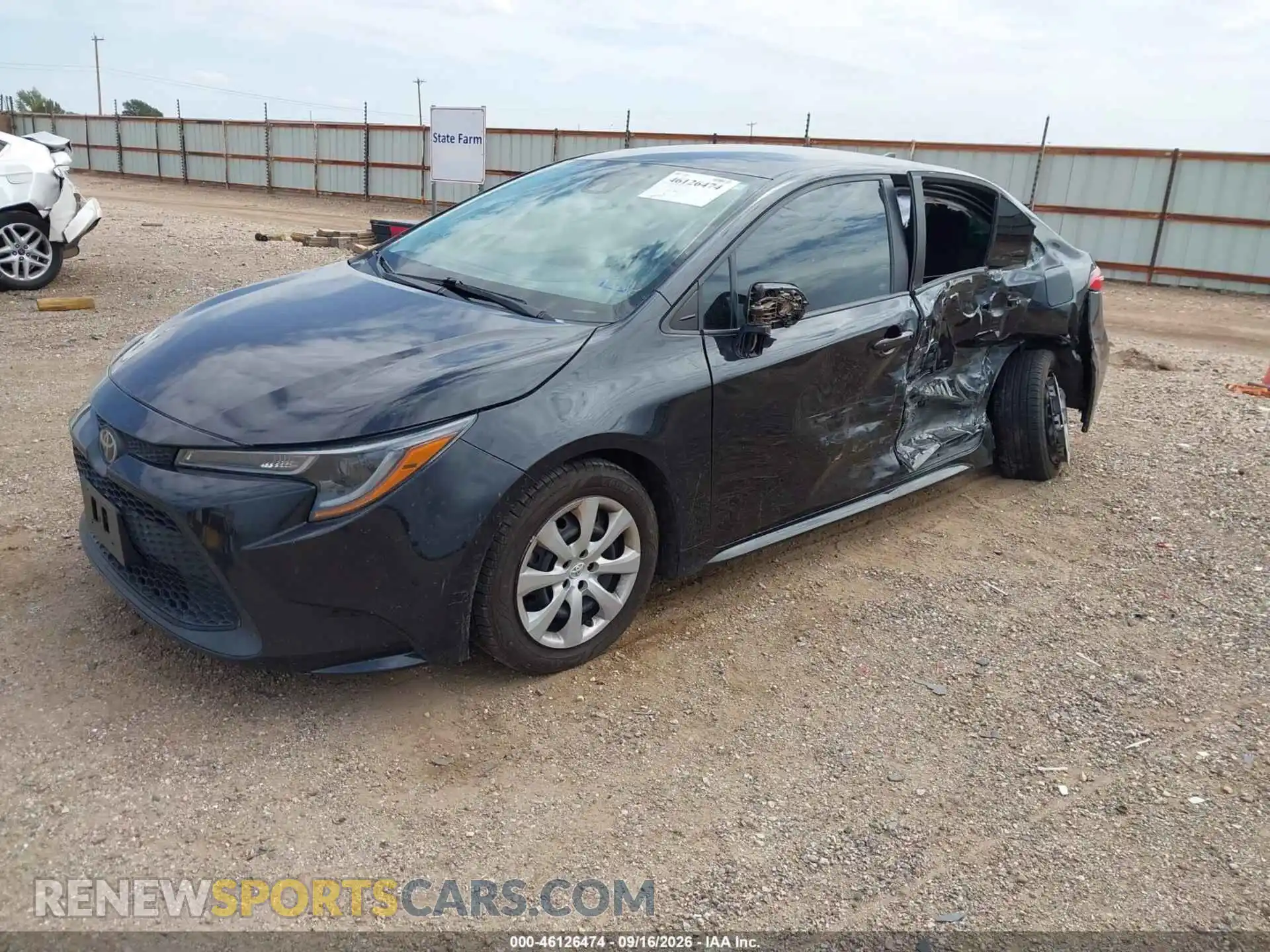 2 Photograph of a damaged car 5YFEPMAE8MP255459 TOYOTA COROLLA 2021