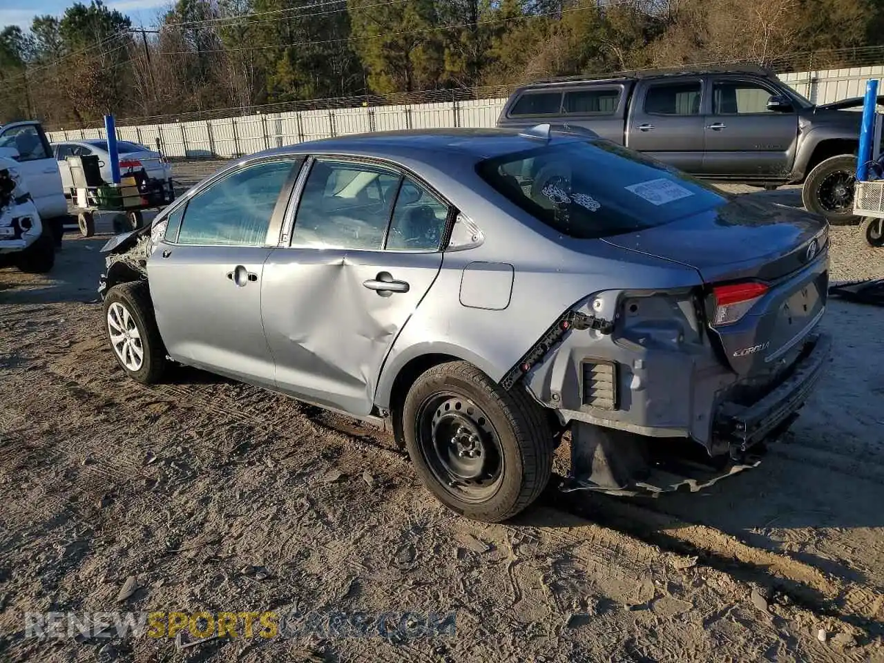 2 Photograph of a damaged car 5YFEPMAE8MP255879 TOYOTA COROLLA 2021