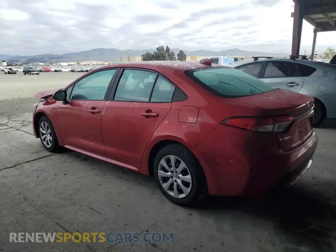 2 Photograph of a damaged car 5YFEPMAE8MP255896 TOYOTA COROLLA 2021