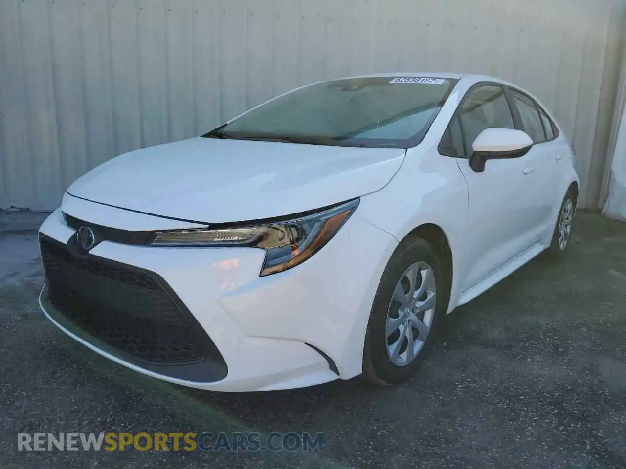 2 Photograph of a damaged car 5YFEPMAE8MP256174 TOYOTA COROLLA 2021