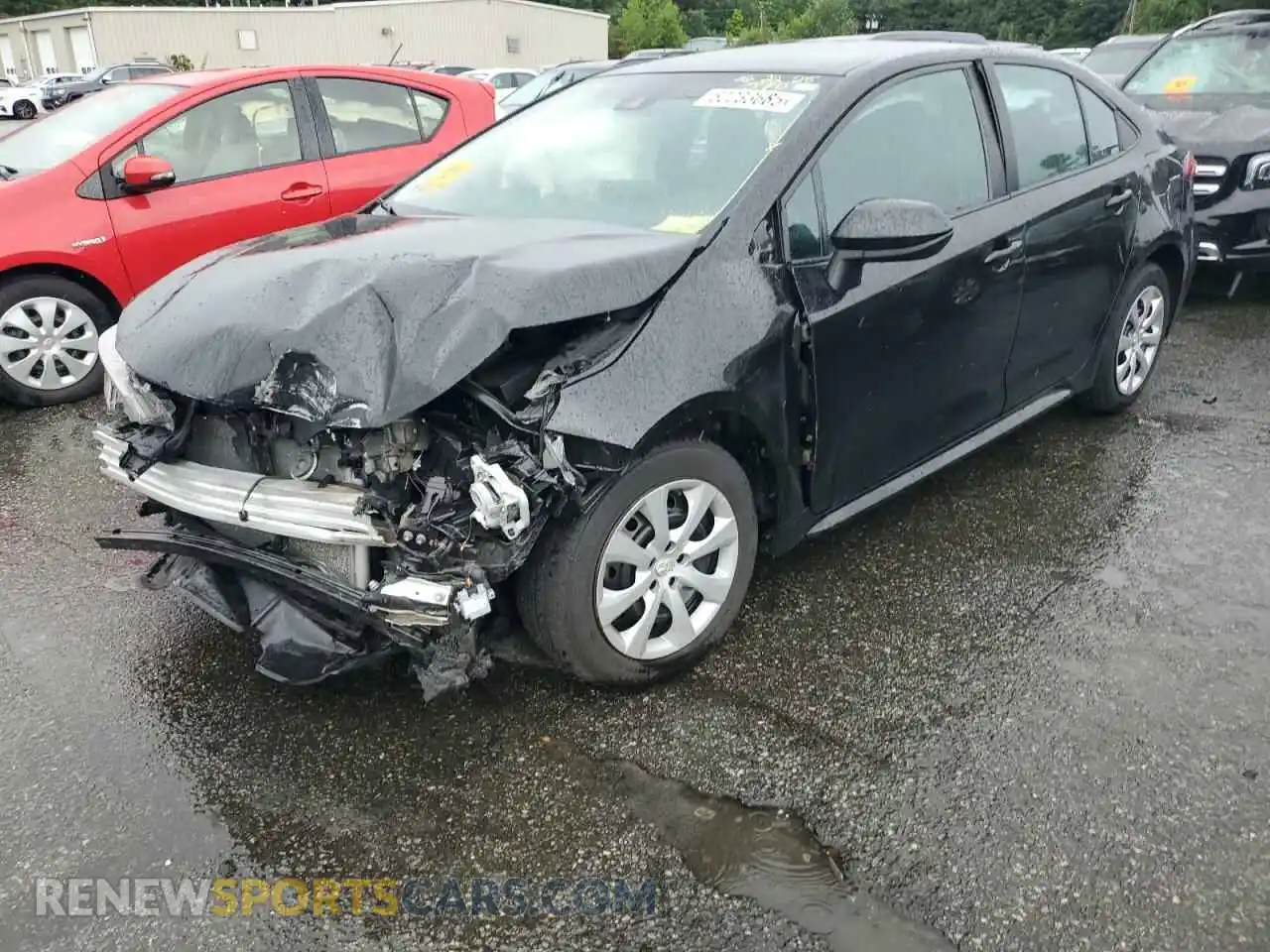 1 Photograph of a damaged car 5YFEPMAE8MP257809 TOYOTA COROLLA 2021