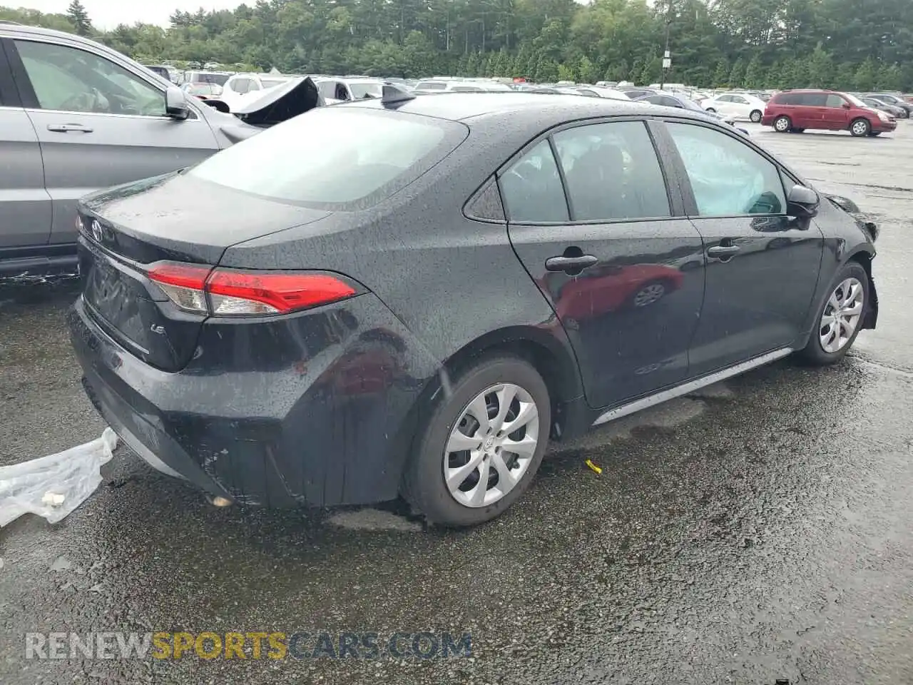 3 Photograph of a damaged car 5YFEPMAE8MP257809 TOYOTA COROLLA 2021