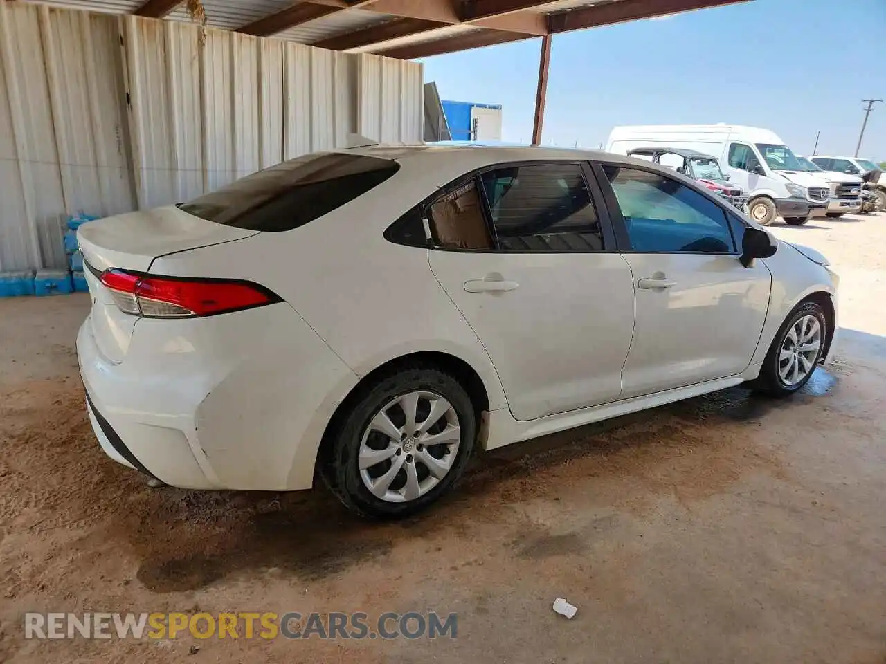 3 Фотография поврежденного автомобиля 5YFEPMAE8MP258278 TOYOTA COROLLA 2021
