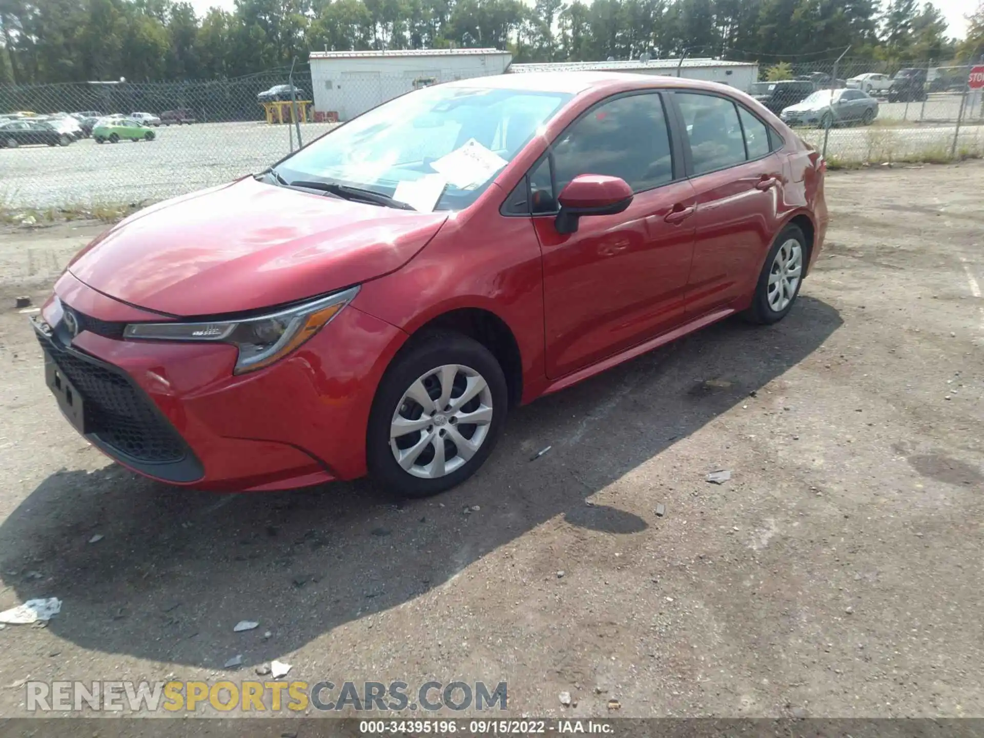 2 Photograph of a damaged car 5YFEPMAE8MP259186 TOYOTA COROLLA 2021