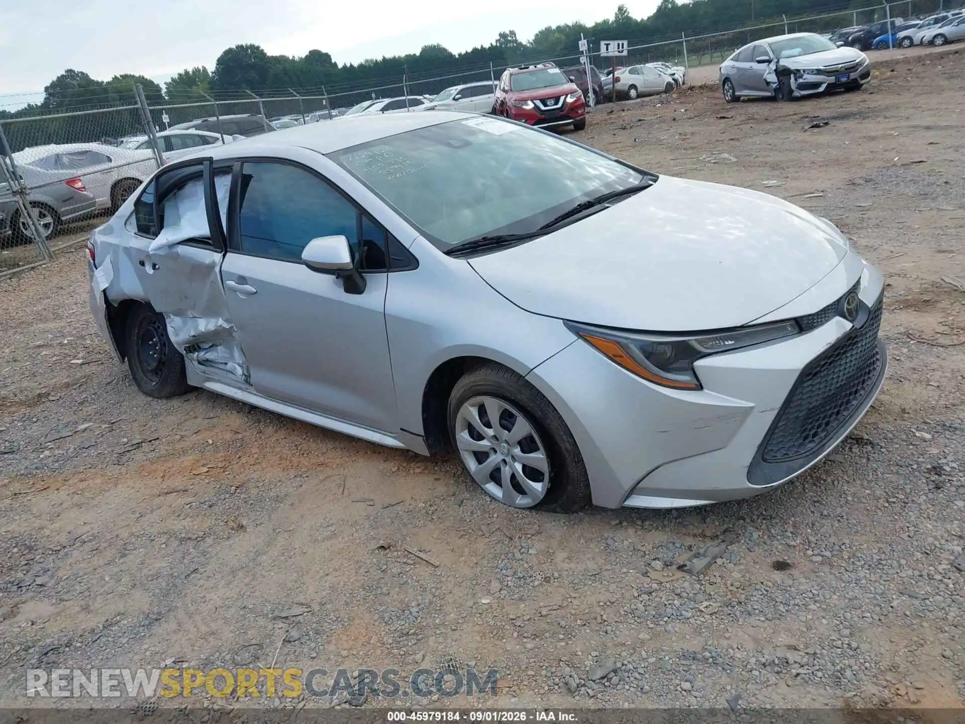 1 Photograph of a damaged car 5YFEPMAE8MP259978 TOYOTA COROLLA 2021