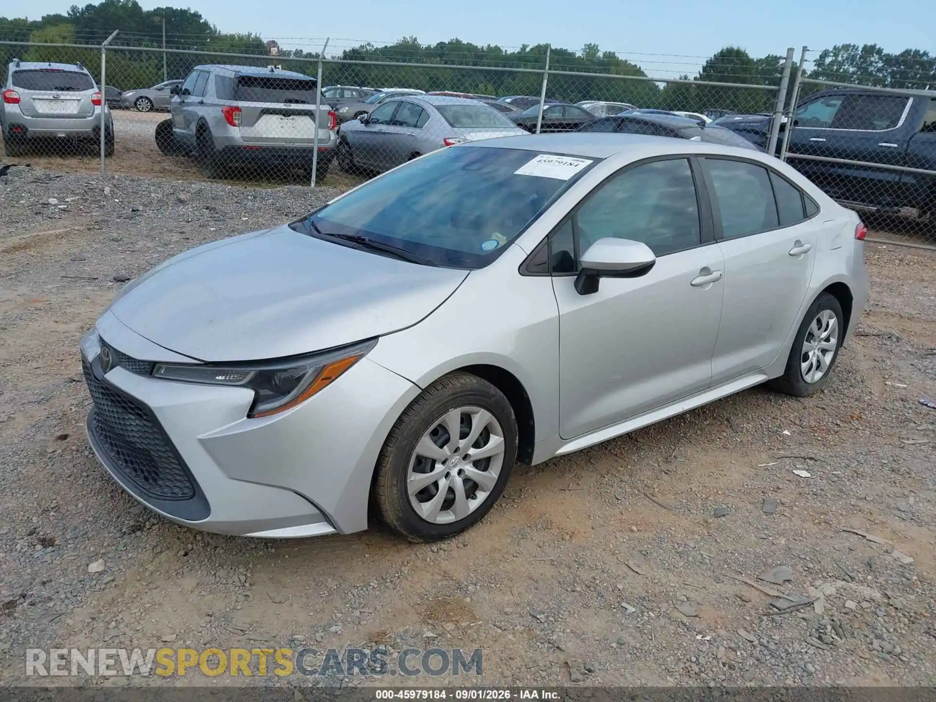 2 Photograph of a damaged car 5YFEPMAE8MP259978 TOYOTA COROLLA 2021