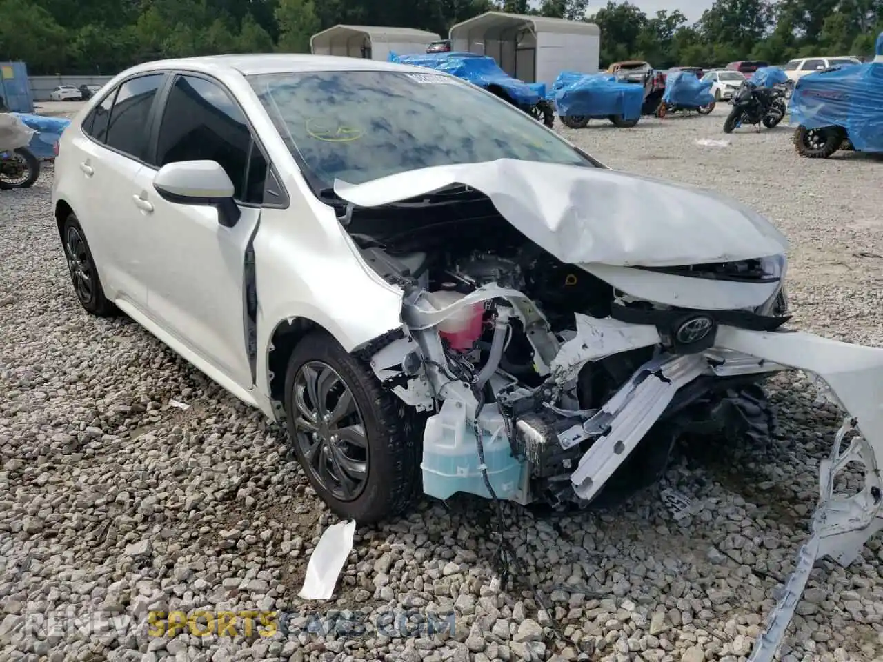 1 Photograph of a damaged car 5YFEPMAE8MP260449 TOYOTA COROLLA 2021