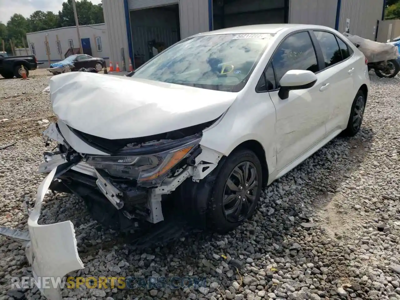 2 Photograph of a damaged car 5YFEPMAE8MP260449 TOYOTA COROLLA 2021