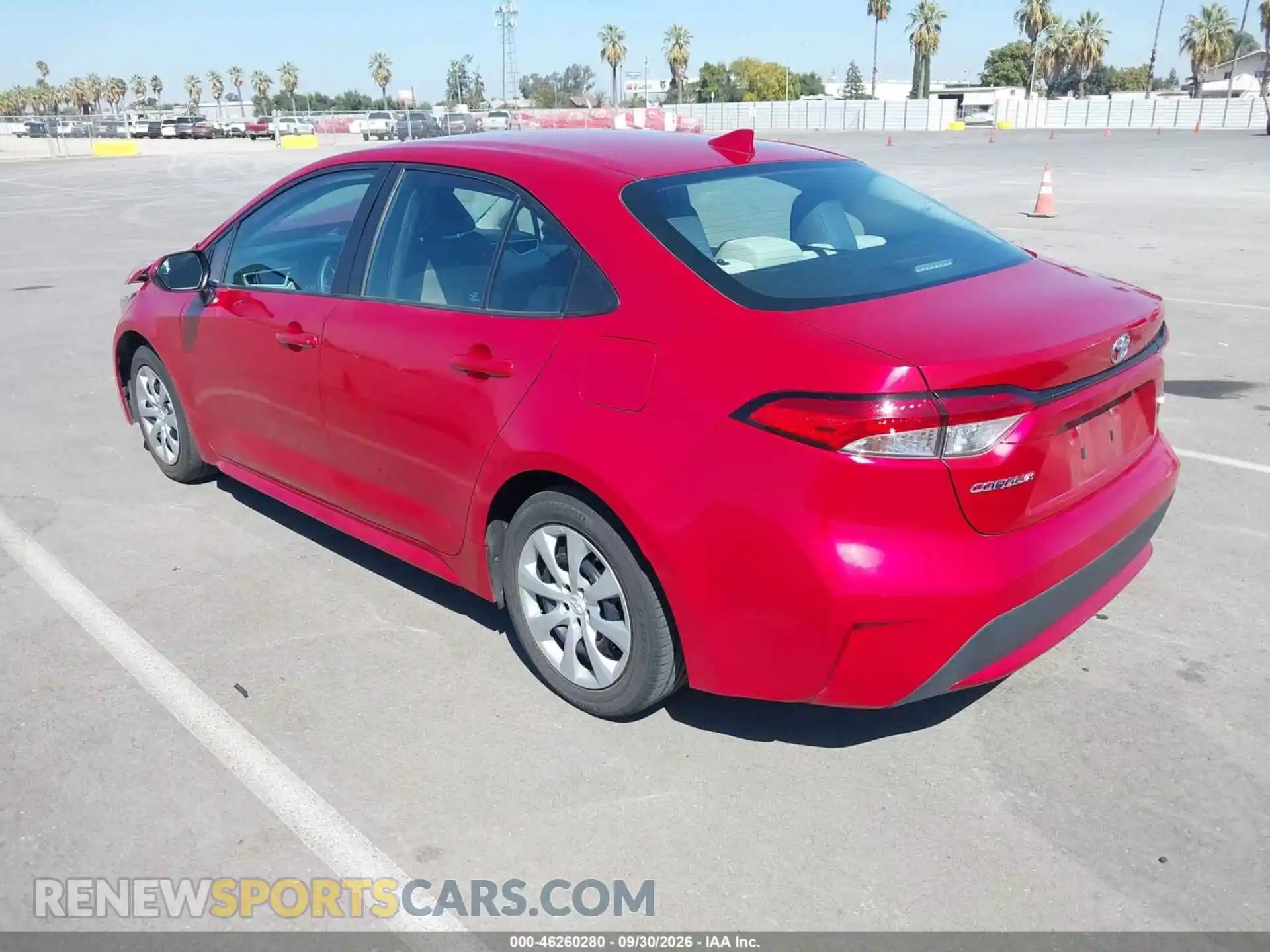 3 Фотография поврежденного автомобиля 5YFEPMAE8MP260855 TOYOTA COROLLA 2021